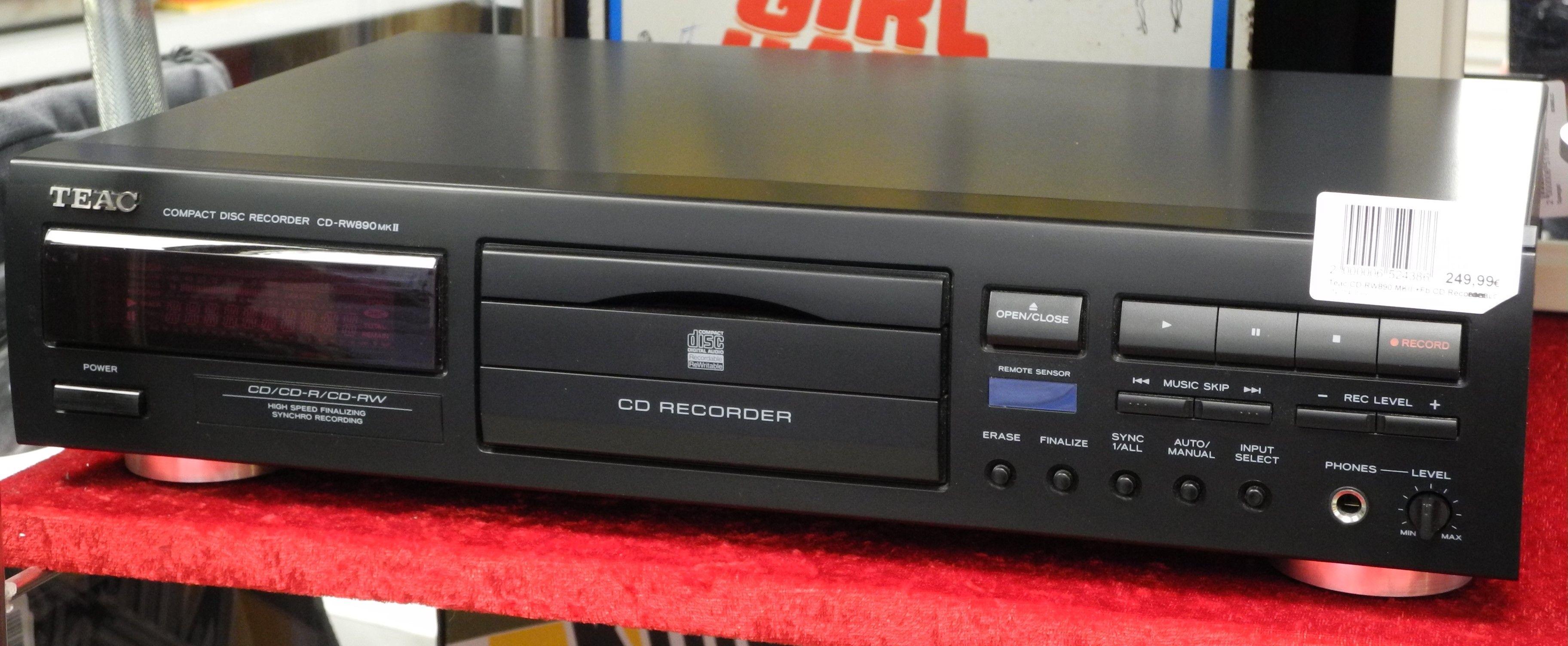 TEAC CD-RW890 MKII CD Recorder