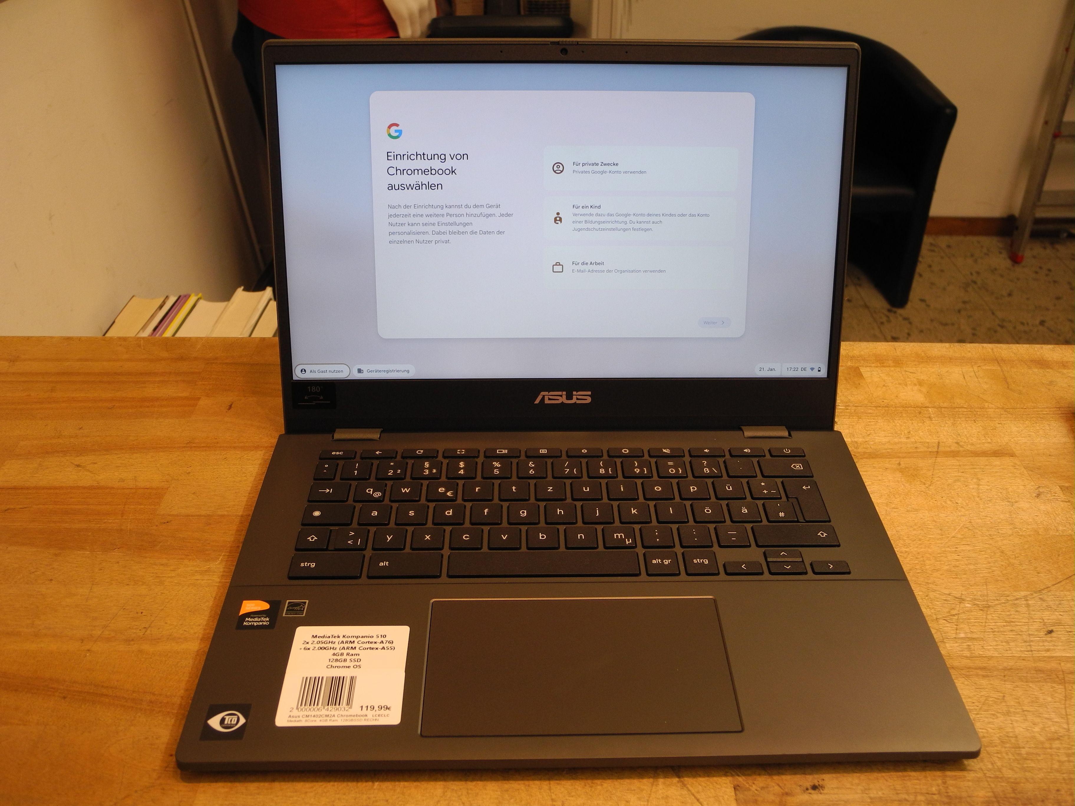 Asus CM1402CM2A Chromebook