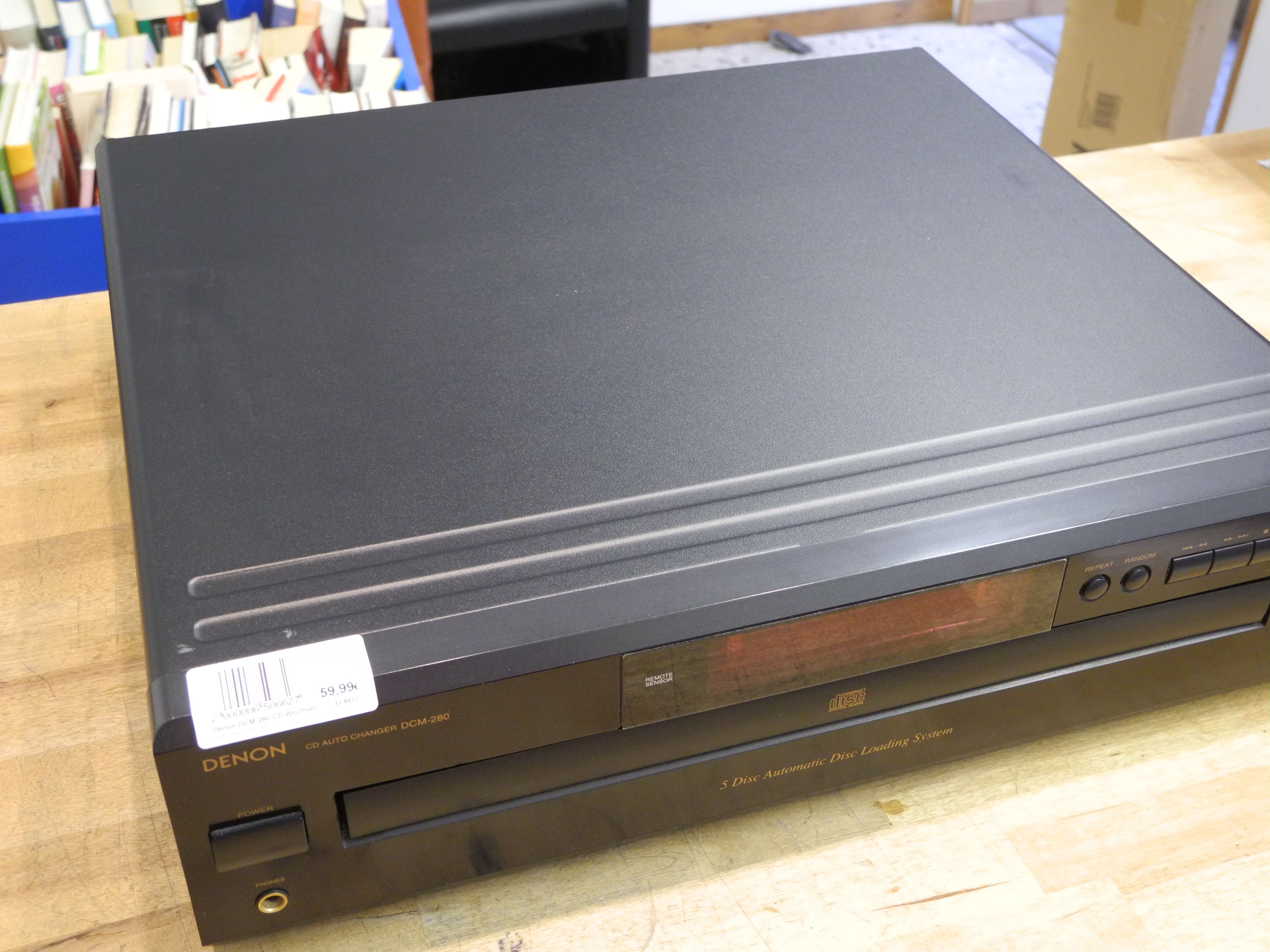 Denon DCM 280, 5-Fach CD Wechsler mit Fernbedienung