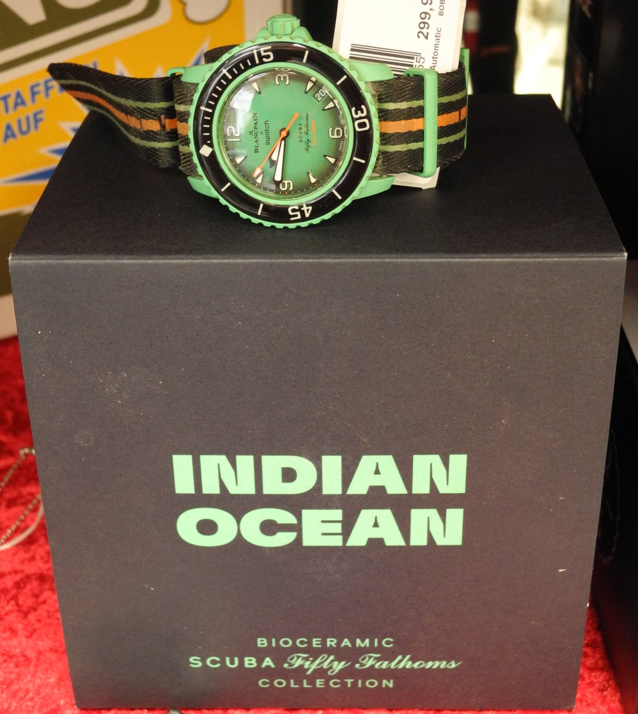 Blancpain x Swatch Indian Ocean Armbanduhr