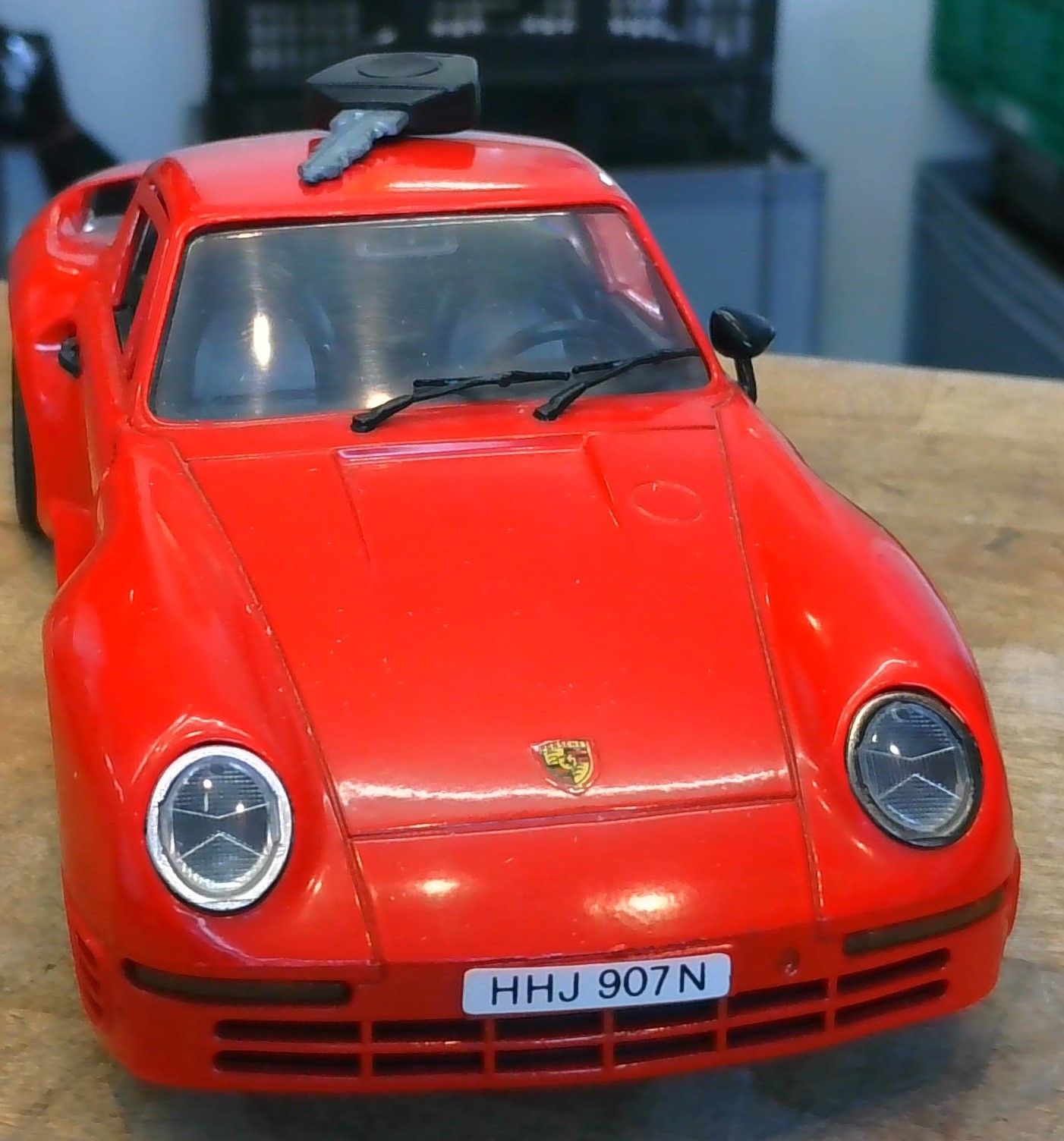 Polistil / Tonka Modellauto Porsche 959 1/18 inkl. Schlüssel